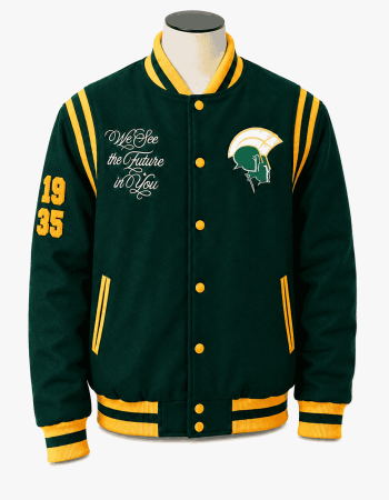 Norfolk State University Style Varsity Jacket - Unisex