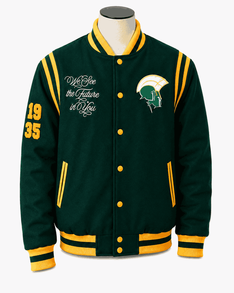 Norfolk State University Style Varsity Jacket - Unisex