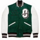 OVO White and Green Varsity Jacket