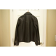 Officine Generale Black Leather Jacket