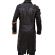 PUBG Playerunknowns Battlegrounds Black Leather Trench Coat