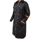 PUBG Playerunknowns Battlegrounds Black Leather Trench Coat