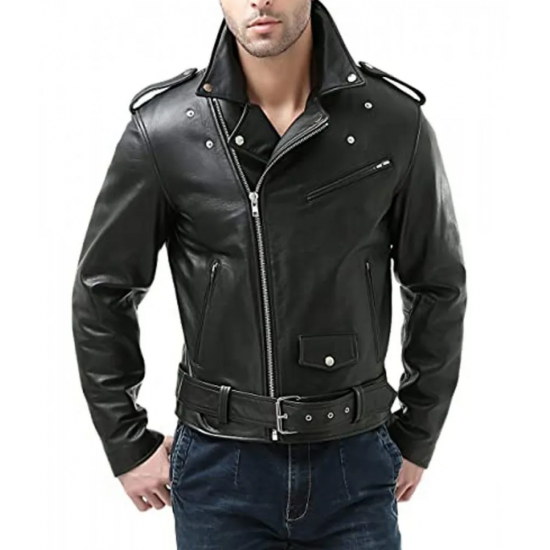 Park Solomon All of Us Are Dead Biker Leather Jacket