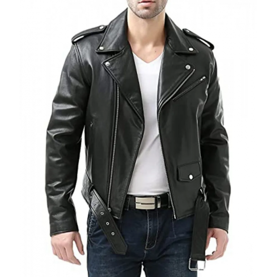 Park Solomon All of Us Are Dead Biker Leather Jacket