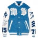 Pelle Pelle Blue Biker 1978 Varsity Jacket