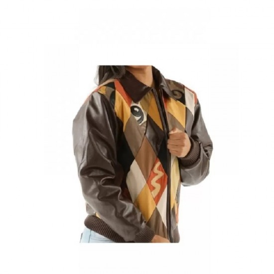 Pelle Pelle Women's Brown Bomber Jacket