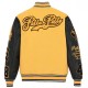 Pelle Pelle Yellow Biker 1978 Varsity Jacket