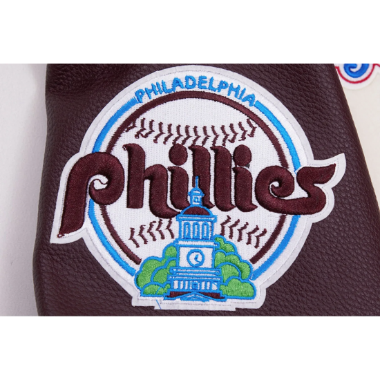 Philadelphia Phillies Retro Classic Rib Wool Varsity Jacket