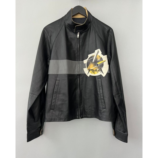 Prada Leather Comic Jacket