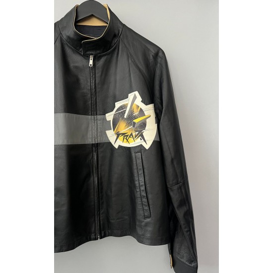 Prada Leather Comic Jacket