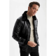 Prada Men's Black Leather Jacket