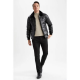 Prada Men's Black Leather Jacket