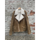 Raf Simons Closer Corduroy Shearling Biker Jacket