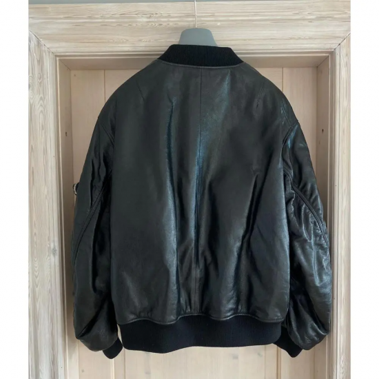 Raf Simons Nappa Leather Bomber Jacket