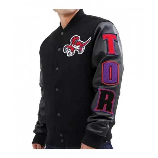 Raptors Toronto Black Varsity Jacket