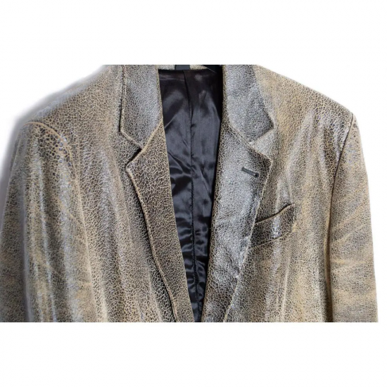 Rare Alexander McQueen 1999 Leather Blazer