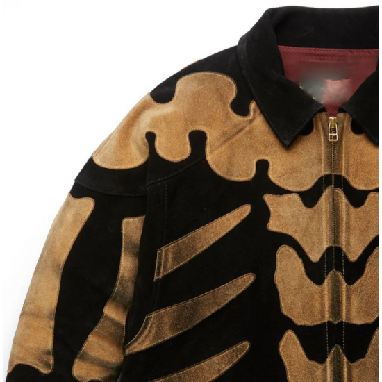 Rare Blackmeans Suede Skeleton Jacket