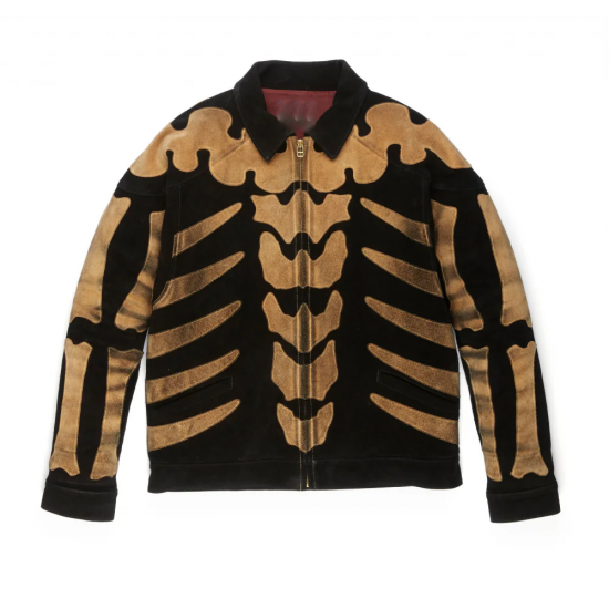 Rare Blackmeans Suede Skeleton Jacket