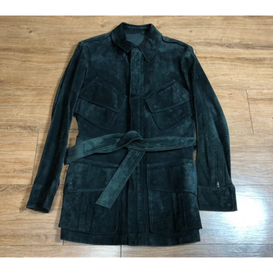 Rare Gucci × Tom Ford Era Suede Leather Jacket