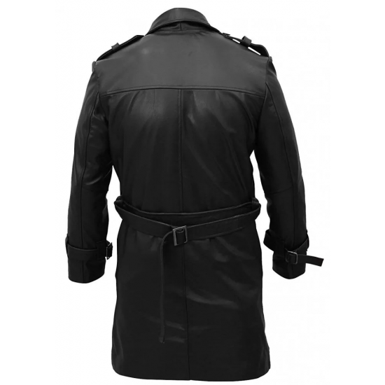 Rorschach Watchmen Leather Trench Coat