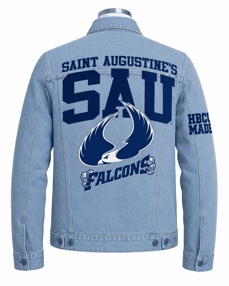 Saint Augustine's University Style Denim Jacket - Unisex