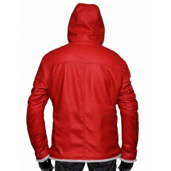 Santa Claus Leather Red Jacket