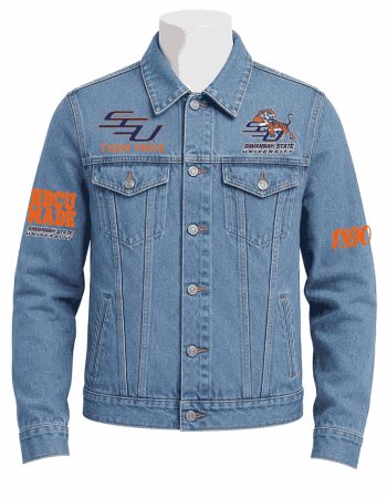 Savannah State University Style Denim Jacket - Unisex