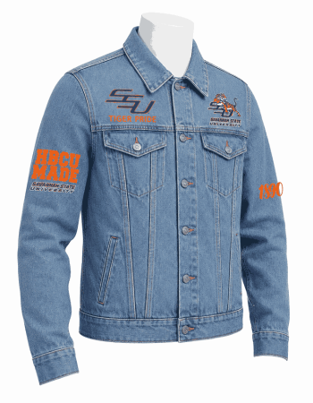 Savannah State University Style Denim Jacket - Unisex Savannah State University Style Denim Jacket - Unisex
