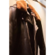 Schott Leather Jacket with Faux Fur Collar