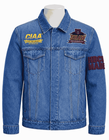 Shaw University Style Denim Jacket - Unisex