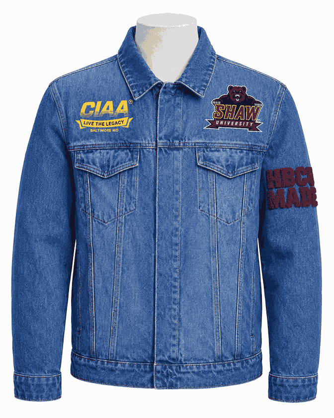 Shaw University Style Denim Jacket - Unisex