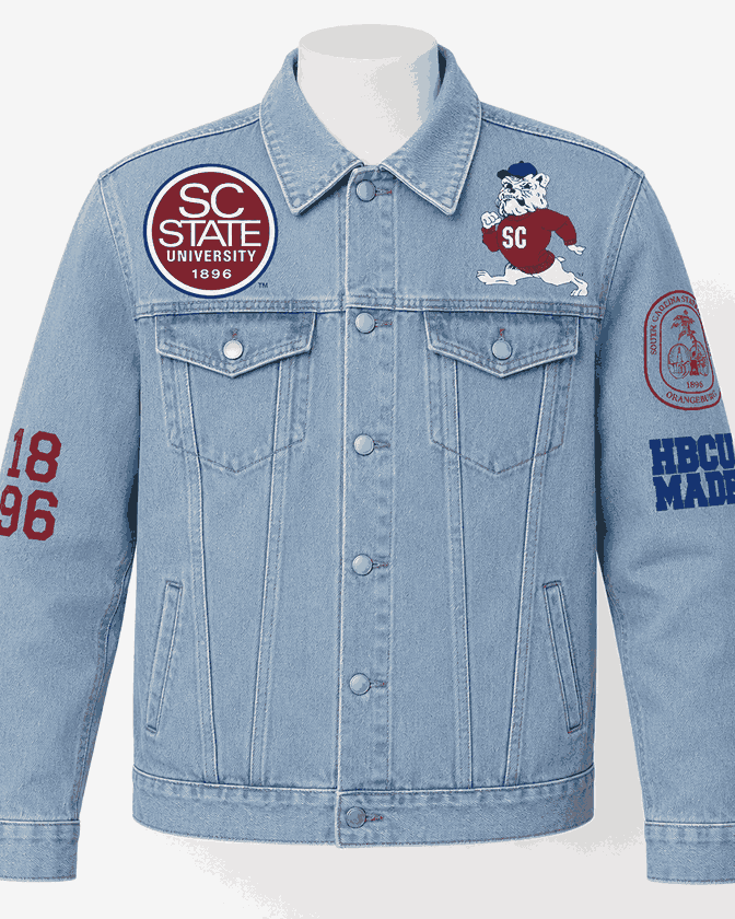 South Carolina State Style Denim Jacket - Unisex