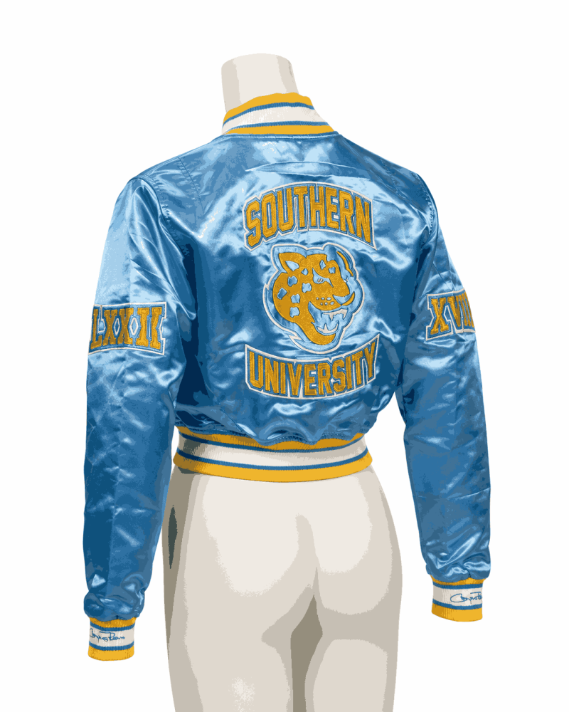 Women's Southern University Style Satin Jacket