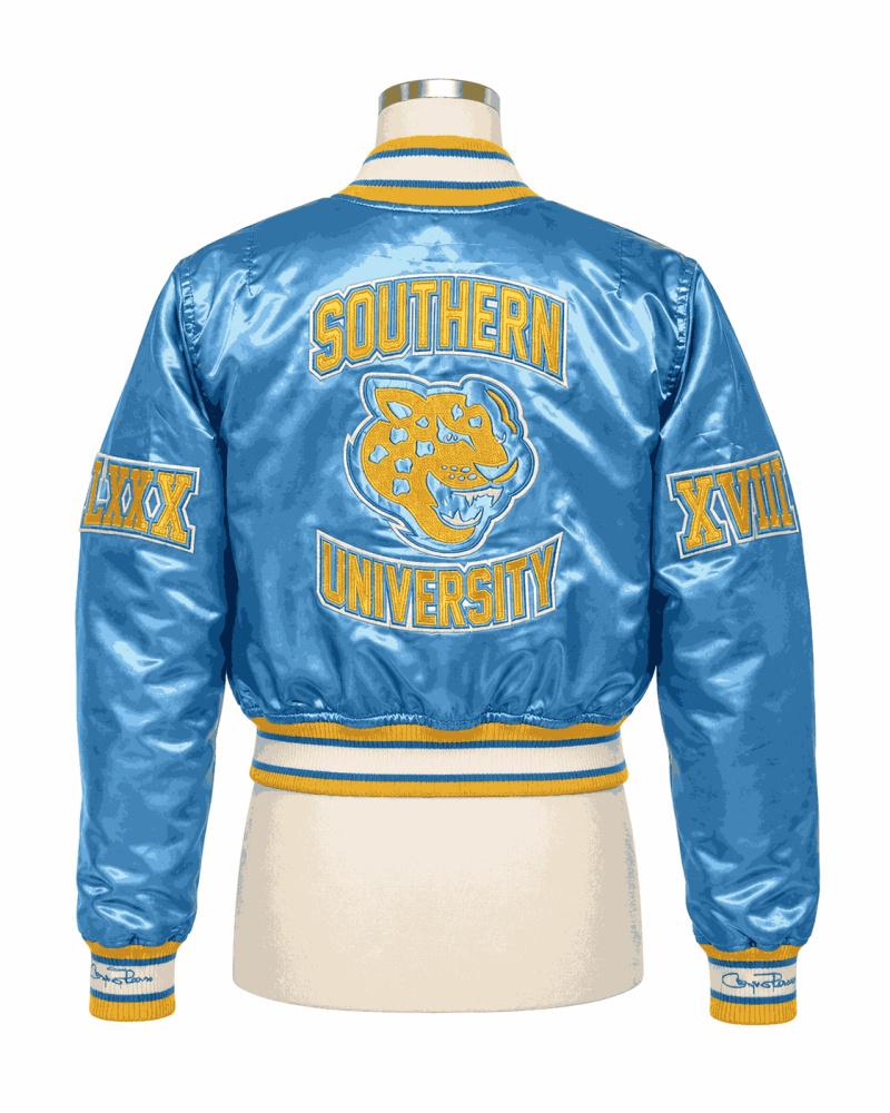 Women's Southern University Style Satin Jacket