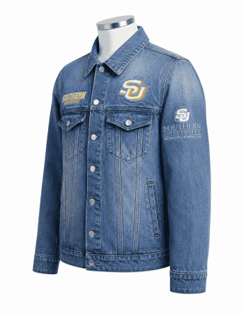 Southern University Style Denim Jacket - Unisex