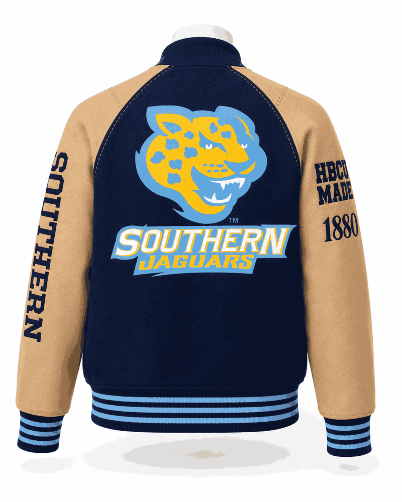Southern University Style Varsity Wool Jacket - Unisex