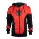 Spider Man Far From Home Peter Parker Tom Holland Red and Black Hoodie