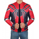 Spiderman Infinity War Red Leather Jacket Costume