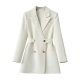 Step into Spring with Confidence Slim-Fit White Blazer 2023's Hottest Pick