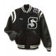 Stevenson Marching Black Wool Varsity Jacket