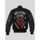 Stranger Things Hellfire Club Black Varsity Jacket