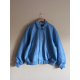 Supreme Gore Tex Infinium Windstopper Blue Leather Varsity Jacket