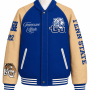 Tennessee State Style Royal Varsity Wool Jacket - Unisex