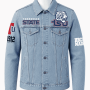 Tennessee State University Style Blue Denim Jacket - Unisex