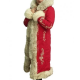 The Christmas Chronicles 2 Mrs. Claus Red Hooded Fur Collar Coat