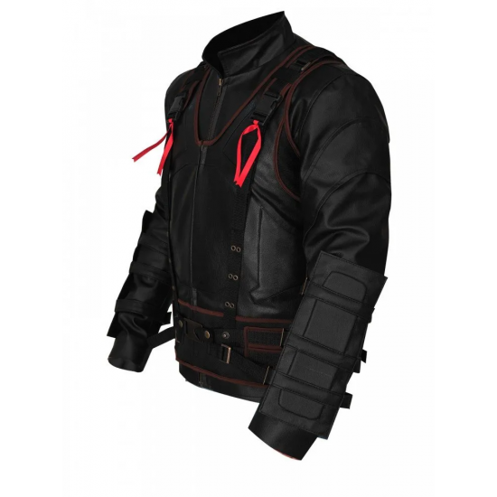The Dark Knight Rises Tom Hardy Bane Leather Jacket Vest