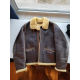 The Real McCoy's Type D1 Mechanic Brown leather Jacket