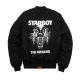 The Weeknd Starboy Panther XO Black Bomber Jacket