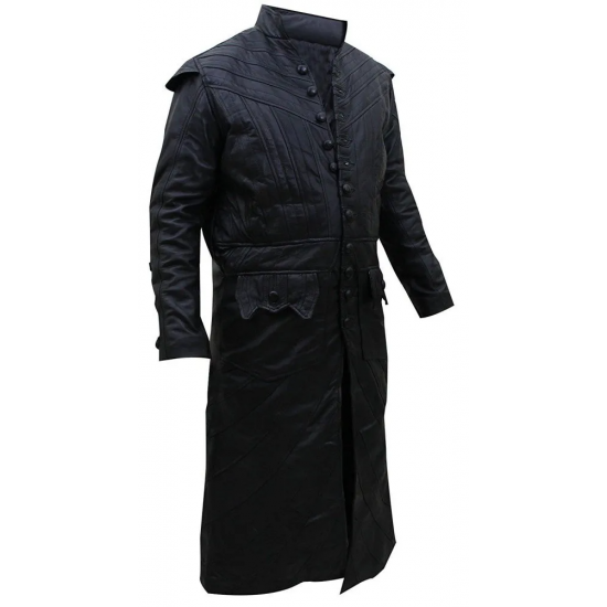 Toby Stephens Black Sails S3 Captain Flint Leather Coat