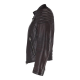 Tom Ford Quilted Biker Jacket: Luxurious Brown Leather for Men